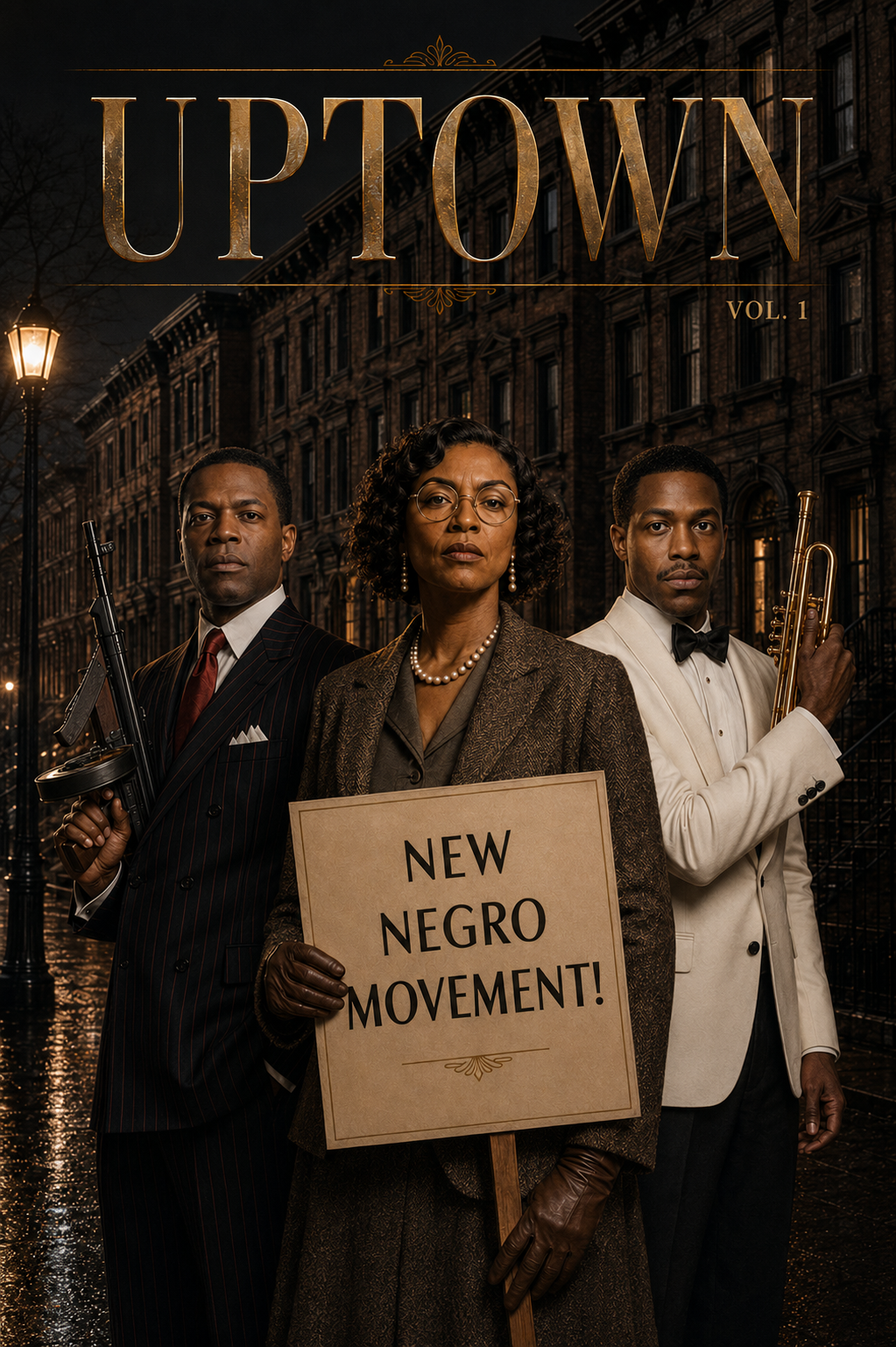 UPTOWN Vol. 1 — three characters of the Harlem Renaissance